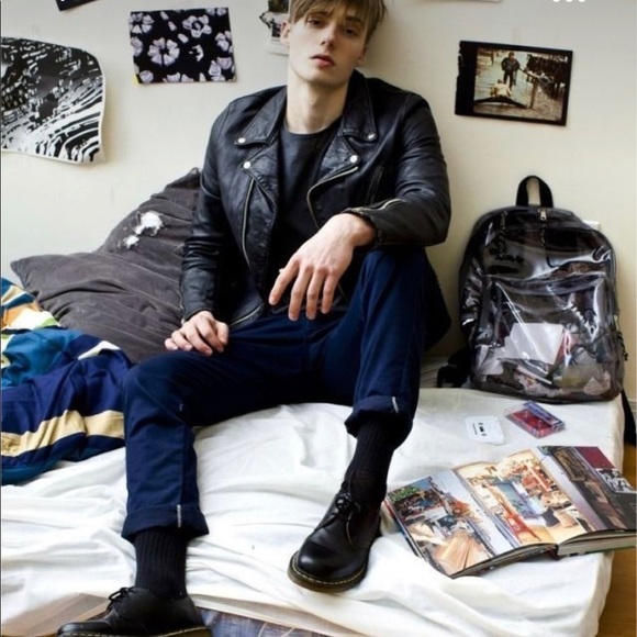 Dr. Martens vintage 1561 Oxford smooth black leather lace up sz mens UK 10 US 11 - Picture 16 of 16